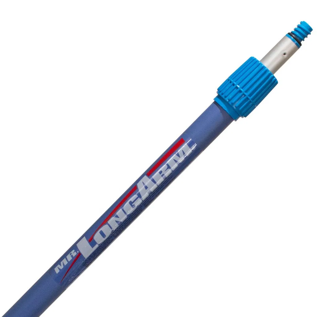 8508 – MR. LONGARM Extension Handle, Used With Standard Garden Hose/ Flow-Thru Cleaning Brushes Extendable 4 To 8 Foo...